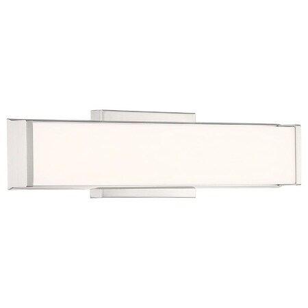 Citi, LED Vanity, Brushed Steel Finish, Acrylic Lens Acrylic